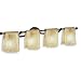 Kichler - 6414TZ Bath Strip 4 Light Incandescent - Tannery Bronze Finish