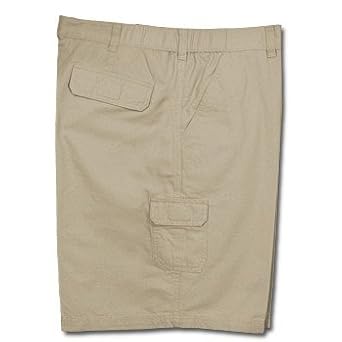 Savane Men Side Elastic Canvas Cargo Short