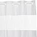 Hookless RBH14HH05 PEVA Shower Curtain - White