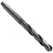 Chicago Latrobe 110 High-Speed Steel Taper Shank Drill Bit, Black Oxide Finish, Morse Taper Shank, 118 Degree Conventional Point