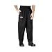 Chefwear Medium Solid Black Baggy Pants
