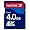 Sandisk 4GB Secure Digital SD HC Memory Card (SDSDB-4096, BULK, No Reader)