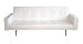 Baxton Studio Pierino Convertible Sofa Bed, White