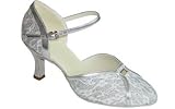 Lace Wedding Shoes - Ballroom or Latin Dancing Shoes - Mary