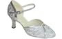 Mary Silver Lace Wedding Dance Shoe
