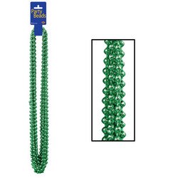 Party beads - small round (green) party accessory  (1 c…
