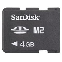 Sandisk Speicherkarte 4GB Memory Stick Micro M2