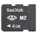 Sandisk Speicherkarte 4GB Memory Stick Micro M2