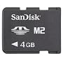 SanDisk 4GB Memory Stick Micro M2 SDMSM2-4096-E11M