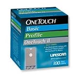 One Touch Basic Blood Glucose Test Strips 100 Ea