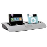 Griffin Powerdock Dual-Position Charging Station for iPod and iPhone (Silver)