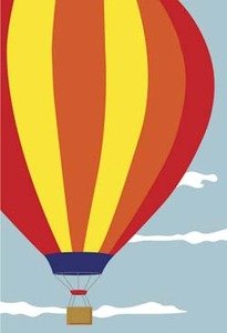 Hot Air Balloon - 28 x 40