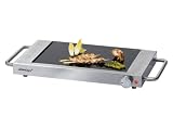 Produkt-Bild: Edelstahl-Glasgrill GP 3,Tischgrill,?	Hochwertiger Tischgrill mit strapazierf&auml;higer Schott Ceran-Grillfl&auml;che