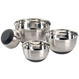Bonny Culinary Stainless Steel with Rubber Base Bowl 4 Piece Set