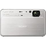 Sony Cyber-shot DSC-T99 - Digital camera - compact - 14.1 Mpix - optical zoom: 4 x - supported memory: MS Duo, SD, MS PRO Duo, SDXC, MS PRO Duo Mark2, SDHC, MS PRO-HG Duo - silver