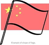 Review Pams  / China Paper Flag 150mm x 100mm (PK 6)