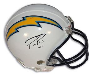 Philip Rivers Signed Chargers Mini Helmet