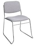 Kitchen & Housewares : Office Star STC3050 4 PACK STACK ARMLESS CHAIR CHROME FRAME icon burgundy