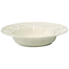 Ambiance Aristocrat 8-Inch Rimmed Soup Bowl, Set of 4 by Ambiance