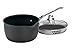 Cuisinart Chefs Classic Non-Stick Hard Anodised Sauce Pan with Lip and Glass Lid, 18cm