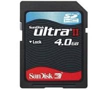 SanDisk SecureDigital Ultra II Card SDHC 4 GB