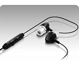 RadTech ProCable In-Ear Isolation Headset for iPhone with Microphones and Play/pause button - Color Black on Black