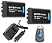 ValuePack (2 Count): Digital Replacement Battery PLUS Mini Battery Travel Charger for Specific Digital Camera and Camcorder Models / Compatible with KONICA MINOLTA NP-800, NIKON EN-EL1, KONICA MINOLTA DG-5W, DiMAGE A200, NIKON Coolpix: 4300, 4500, 4800, 5000, 5400, 5700, 775, 8700, 880, 885, 995, Nikon E880 Charges with Intelligent Charge Technology - Includes Car Adapter, TWO Batteries and ONE Leatherette Camera / Lens Accessories Pouch