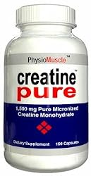 Creatine Pure - 150 Capsules 1500mg 100% Pure Micronized Creatine Monothydrate