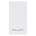 Hoffmaster 856785 Linen-Like Guest Towel, 1/6 Fold, 17" Length x 12" Width, Adagio Black (Case of 500)