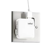 Veho VAA-003-WHT Mains USB Charger for iPod/ iPhone/ iPad/ USB Charged Devices - Whiteby Veho