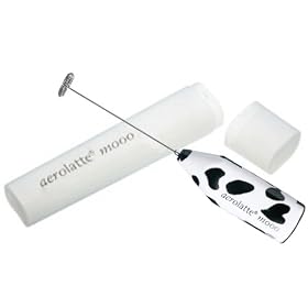 Aerolatte Mooo 2010 with Travel Case - the Funky Fresian aerolatte