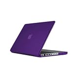 Speck Products See Thru Satin, Soft Touch Hard Shell Case, for 13-inch MacBook Aluminum Unibody/Black Keyboard MB13AUSAT-PUR-D (Purple) - DOES NOT FIT WHITE MACBOOK