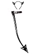 Black Classic Devil Horns Instant Costume