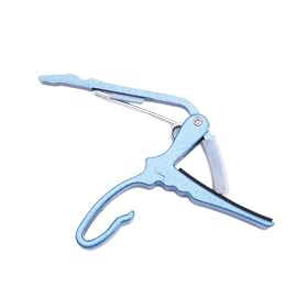 Blue Quick-change Clamp Capo for Electric Acoustic Guitar