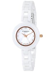 Stuhrling Original Womens 921.01 Leisure Petit Analog Display Swiss Quartz White Watch