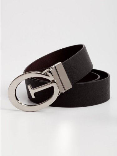 GUESS Basic Reversible Black to Brown Belt
