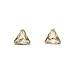 Crystal Triangle Swarovski Austrian Crystal Earrings, 4mm