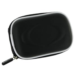 EVA Hard Shell Carrying Case (Black) with Memory Foam for Canon PowerShot SD3500IS 14.1 MP Digital Camera Black