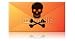 Wallmonkeys Peel and Stick Wall Decals - Spam, Virus, Phishing Email Envelope - 24"W x 13"H Removable Graphic