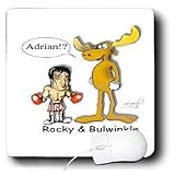 Londons Times Funny Panel Hollywood Cartoons - Rocky And Bulwinkle - Mouse Pads