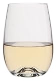 Dartington Crystal Solo 4-1/4 Inch White Wine Glass, Set of 2