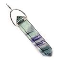 Double Terminated Fluorite Pendant in Sterling Silver