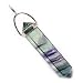 DOUBLE POINT Crystal SILVER Pendant - FLUORITE
