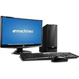 Emachines EL1852G-52W Intel Pentium E5800 3.2Ghz 3GB 1TB DVD+/-RW with 20'' LCD Win 7 HP (Black)