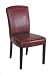 8 Red Carmen Leather Parsons Dining Room Chairs Set