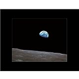 Earthrise Mounted Print