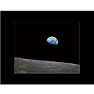 Earthrise Mounted Print