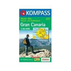 Aqua3 Kompass 237: Gran Canaria: Wander-, Bike-, Freizeit und Stra�enkarte