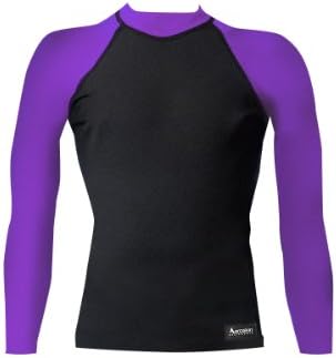 Aeroskin Nylon Long Sleeve Rash Guard with Color Accent