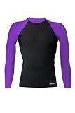 Aeroskin Nylon Long Sleeve Rash Guard with Color Accent